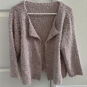 Chanel Style Women's Textured Knit Sweater